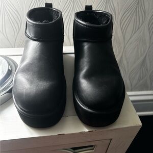 UGG Black Ankle Boots
